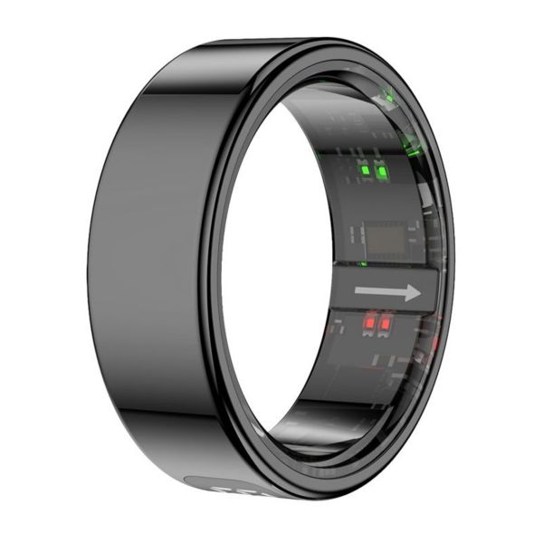 Colmi R12 okosgyűrű 18.3MM 8 (fekete) (R12 BLACK 8)